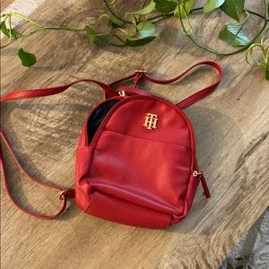 TH small red backpack